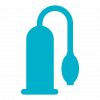 turquoise-vaccuum erection device-icon